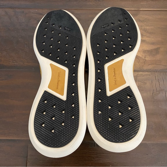 Without Box Wolf & Shepherd Mens SwiftKnit Brown & White Shoe Size variant - Picture 6 of 7